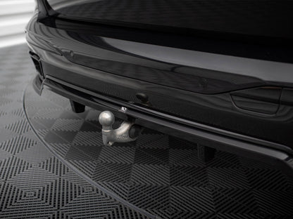 Maxton Design Central Rear Splitter (Vertical Bars) BMW X7 M-Pack G07 Facelift