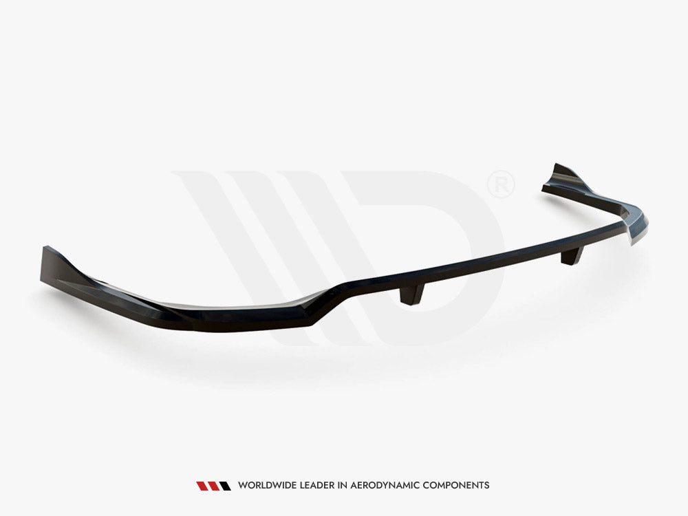 Maxton Design Central Rear Splitter (Vertical Bars) BMW X7 M-Pack G07 Facelift