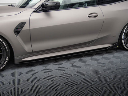 Maxton Design Side Skirts Diffusers V.3 CSL Look BMW M4 G82