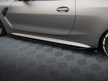 Maxton Design Side Skirts Diffusers V.3 CSL Look BMW M4 G82