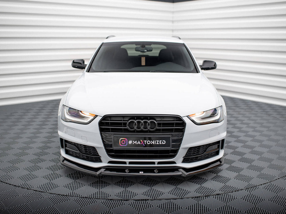 Maxton Design Front Splitter V.1 Audi A4 Competition B8 Facelift