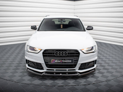Maxton Design Front Splitter V.1 Audi A4 Competition B8 Facelift