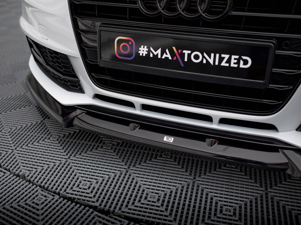 Maxton Design Front Splitter V.1 Audi A4 Competition B8 Facelift