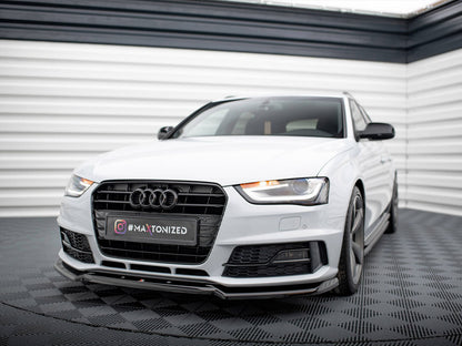 Maxton Design Front Splitter V.2 Audi A4 Competition B8 Facelift
