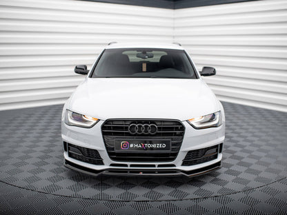 Maxton Design Front Splitter V.2 Audi A4 Competition B8 Facelift