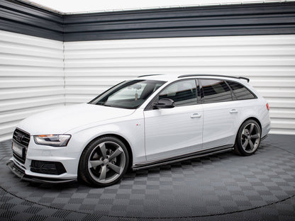 Maxton Design Side Skirts Diffusers V.3 Audi A4 / A4 S-Line / S4 B8