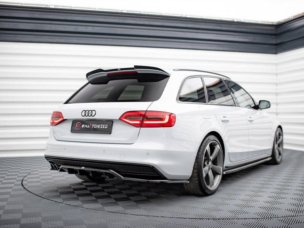 Maxton Design Spoiler CAP Audi A4 Competition Avant B8 Facelift / RS4 B8