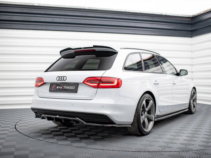 Maxton Design Spoiler CAP Audi A4 Competition Avant B8 Facelift / RS4 B8