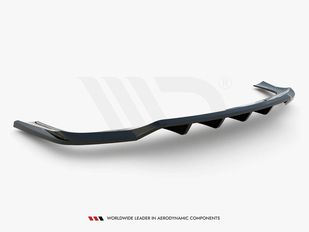 Maxton Design Rear Splitter (Vertical Bars) Mercedes-Benz GLE SUV AMG-Line W167 / W167 Facelift