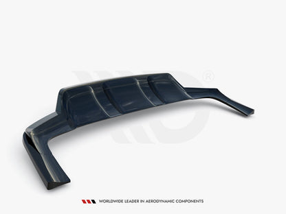 Maxton Design Rear Splitter (Vertical Bars) Mercedes-Benz GLE SUV AMG-Line W167 / W167 Facelift