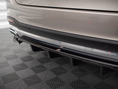 Maxton Design Rear Splitter (Vertical Bars) Mercedes-Benz GLE SUV AMG-Line W167 / W167 Facelift