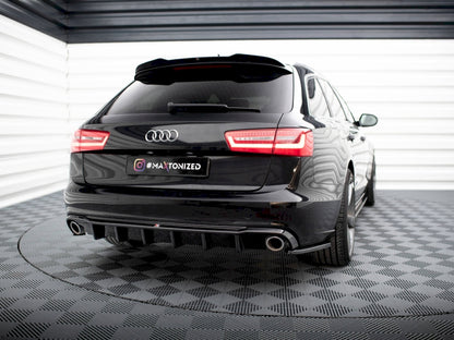 Maxton Design Rear Valance Audi A6 Avant C7 (Version with single exhausts on both sides)