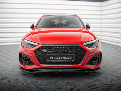 Maxton Design Front Splitter V.1 Audi RS4 B9 Facelift