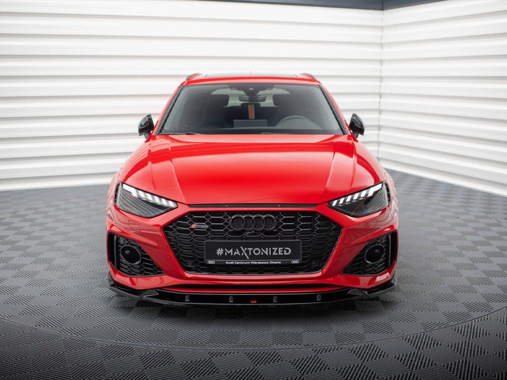 Maxton Design Front Splitter V.2 Audi RS4 B9 Facelift
