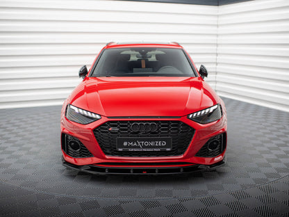 Maxton Design Front Splitter V.2 Audi RS4 B9 Facelift