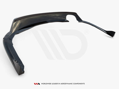 Maxton Design Central Rear Splitter (Vertical Bars) BMW 4 Coupe / Gran Coupe / Cabrio M-Pack F32 / F36 / F33