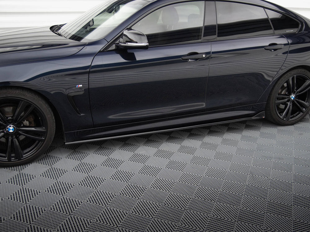 Maxton Design Side Skirts Diffusers V.3 BMW 4 Coupe / Gran Coupe / Cabrio M-Pack F32 / F36 / F33