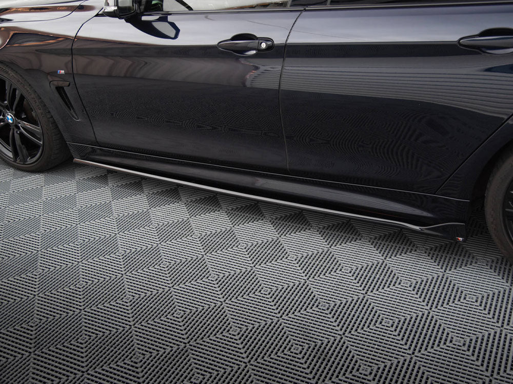 Maxton Design Side Skirts Diffusers V.3 BMW 4 Coupe / Gran Coupe / Cabrio M-Pack F32 / F36 / F33