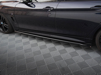 Maxton Design Side Skirts Diffusers V.3 BMW 4 Coupe / Gran Coupe / Cabrio M-Pack F32 / F36 / F33