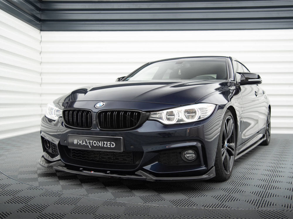 Maxton Design Front Splitter V.5 BMW 4 Coupe / Gran Coupe / Cabrio M-Pack F32 / F36 / F33