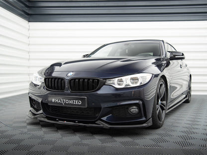 Maxton Design Front Splitter V.5 BMW 4 Coupe / Gran Coupe / Cabrio M-Pack F32 / F36 / F33