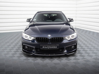 Maxton Design Front Splitter V.5 BMW 4 Coupe / Gran Coupe / Cabrio M-Pack F32 / F36 / F33