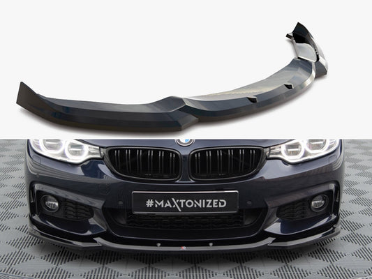 Maxton Design Front Splitter V.6 BMW 4 Coupe / Gran Coupe / Cabrio M-Pack F32 / F36 / F33