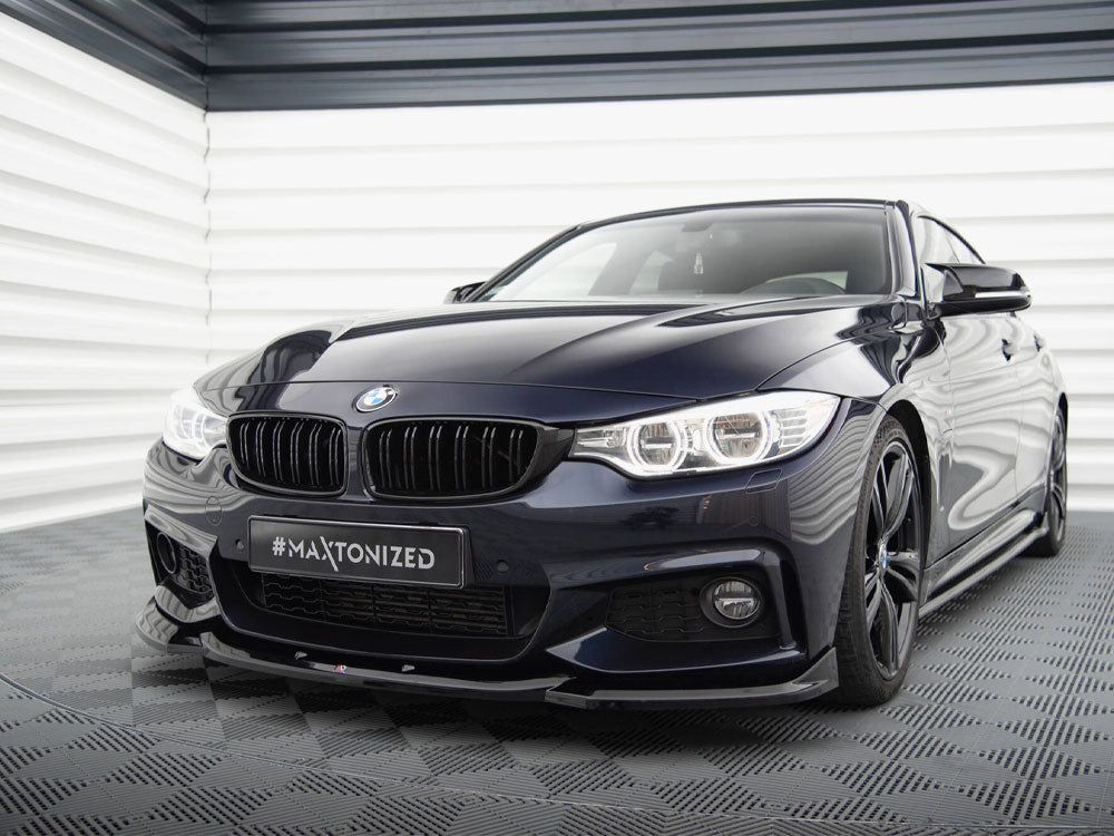 Maxton Design Front Splitter V.6 BMW 4 Coupe / Gran Coupe / Cabrio M-Pack F32 / F36 / F33