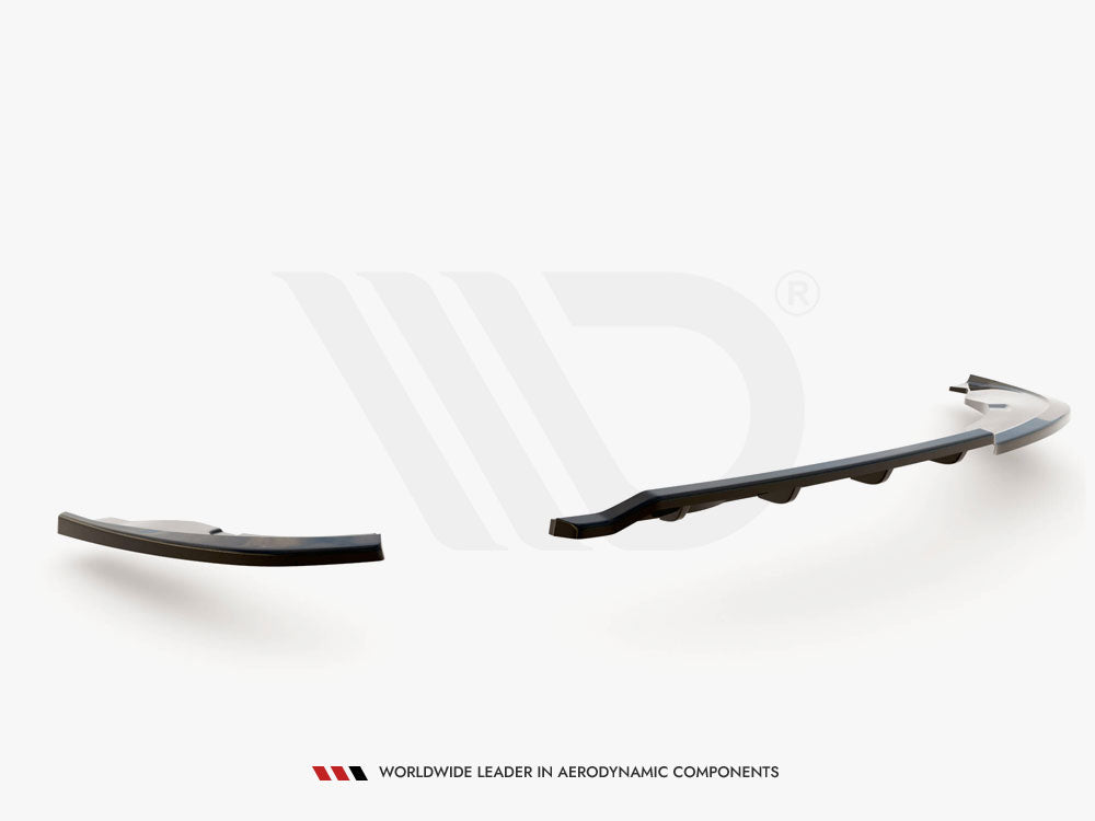 Maxton Design Central Rear Splitter (Vertical Bars) BMW 1 E81 Facelift