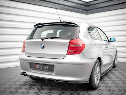 Maxton Design Central Rear Splitter (Vertical Bars) BMW 1 E81 Facelift