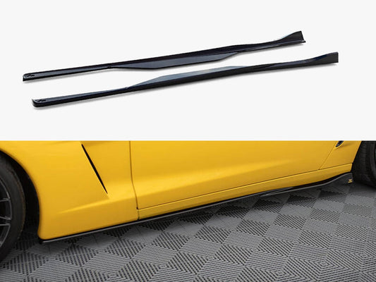 Maxton Design Side Skirts Diffusers Chevrolet Corvette C6