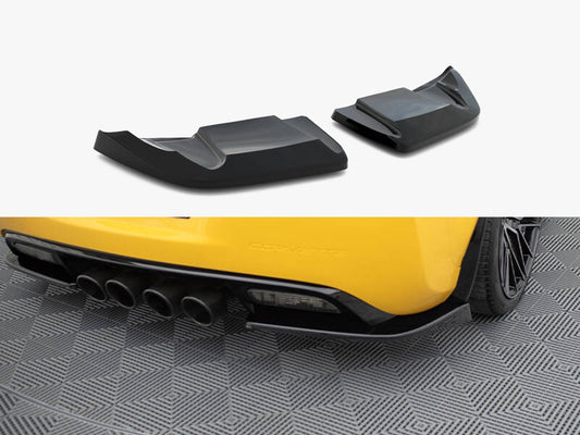 Maxton Design Rear Side Splitters Chevrolet Corvette Widebody C6