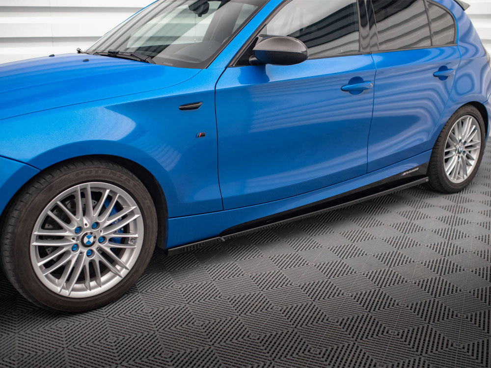 Maxton Design Side Skirts Diffusers BMW 1 M-Pack E87 Facelift