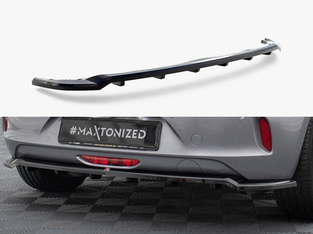 Maxton Design Rear Splitter (Vertical Bars) Opel Corsa F (Mk6)