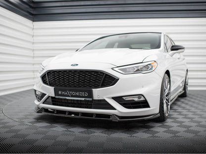 Maxton Design Front Splitter Ford Mondeo Sport Mk5 Facelift / Fusion Sport Mk2 Facelift