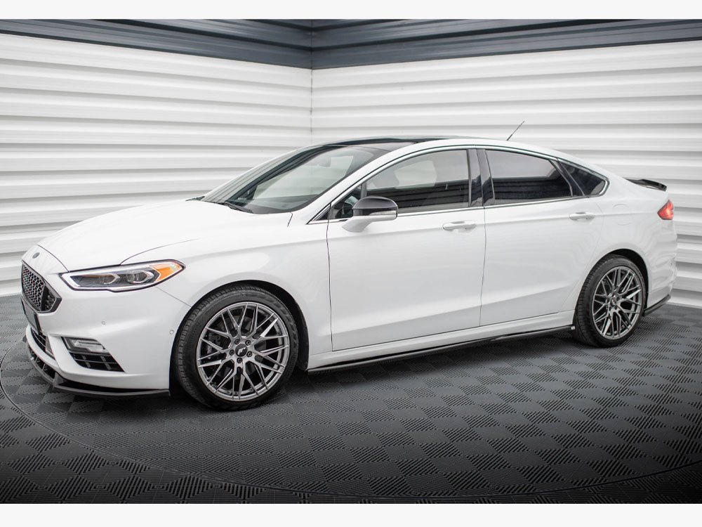 Maxton Design Side Skirts Diffusers Ford Mondeo Sport Mk5 Facelift / Fusion Sport Mk2 Facelift