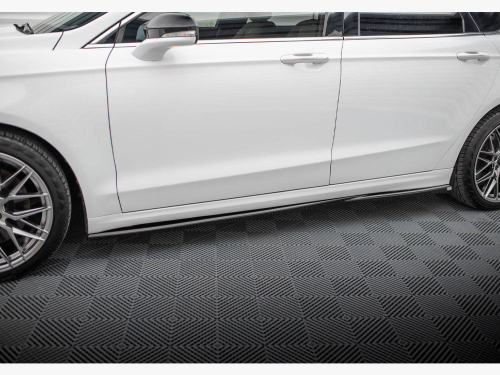 Maxton Design Side Skirts Diffusers Ford Mondeo Sport Mk5 Facelift / Fusion Sport Mk2 Facelift