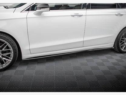 Maxton Design Side Skirts Diffusers Ford Mondeo Sport Mk5 Facelift / Fusion Sport Mk2 Facelift