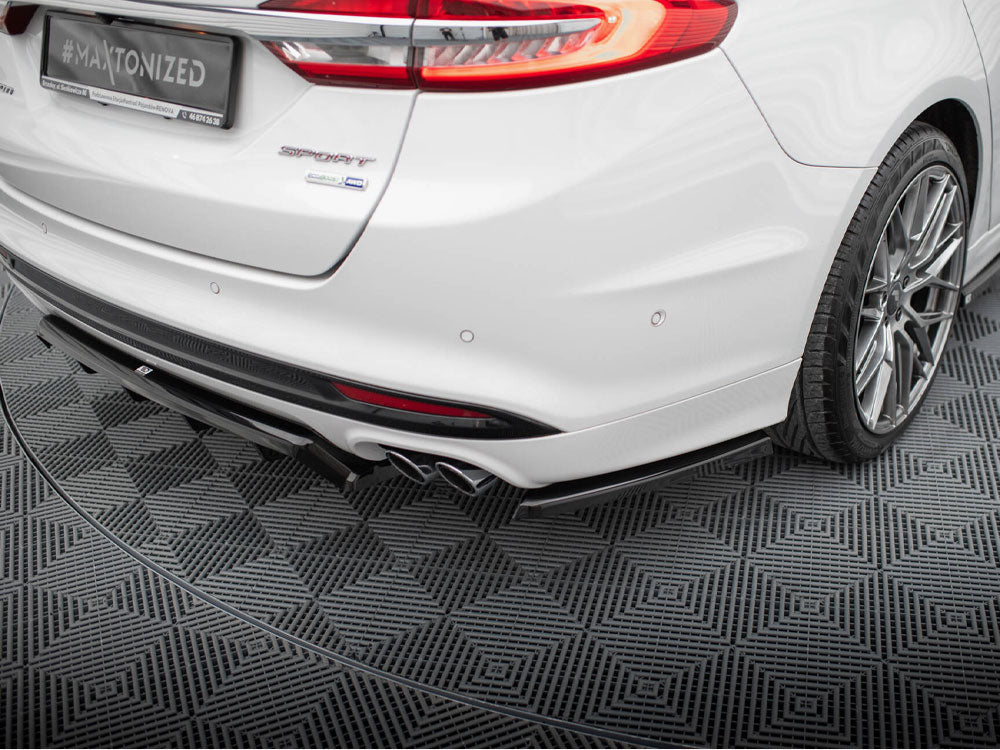 Maxton Design Rear Side Splitters Ford Mondeo Sport Mk5 Facelift / Fusion Sport Mk2 Facelift