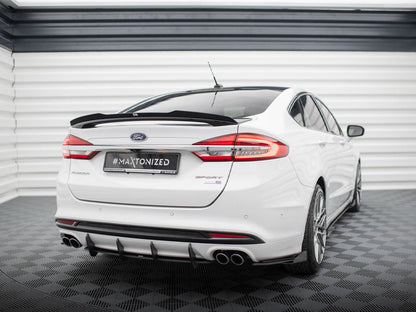 Maxton Design Street PRO Rear Diffuser Ford Mondeo Sport Mk5 Facelift / Fusion Sport Mk2 Facelift
