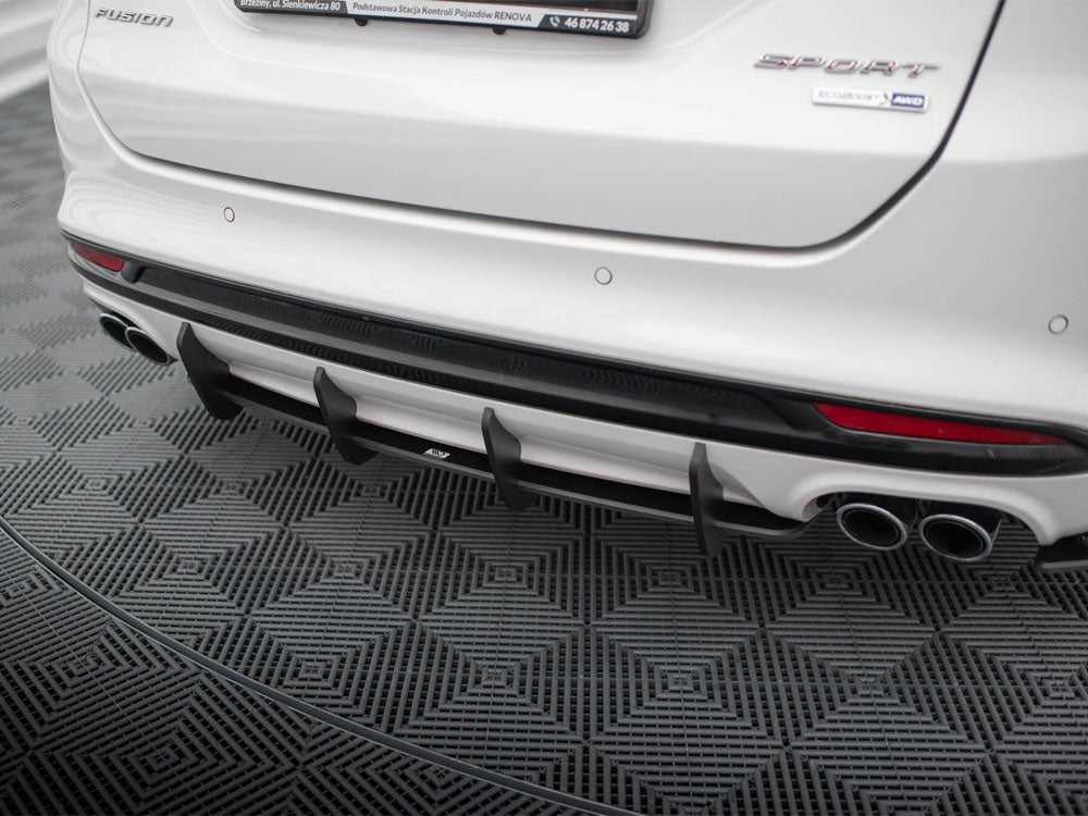 Maxton Design Street PRO Rear Diffuser Ford Mondeo Sport Mk5 Facelift / Fusion Sport Mk2 Facelift