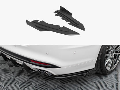 Maxton Design Street Pro Rear Side Splitters + Flaps Ford Mondeo Sport Mk5 Facelift / Fusion Sport Mk2 Facelift
