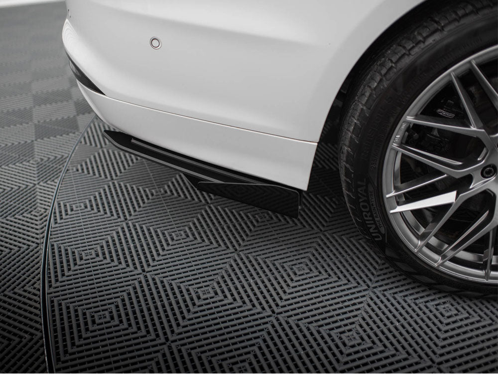 Maxton Design Street Pro Rear Side Splitters + Flaps Ford Mondeo Sport Mk5 Facelift / Fusion Sport Mk2 Facelift