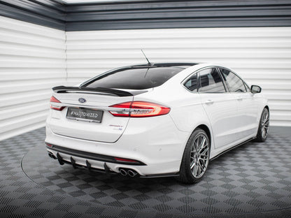 Maxton Design Street Pro Rear Side Splitters Ford Mondeo Sport Mk5 Facelift / Fusion Sport Mk2 Facelift