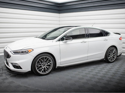 Maxton Design Street PRO Side Skirts Diffusers + Flaps Ford Mondeo Sport Mk5 Facelift / Fusion Sport Mk2 Facelift