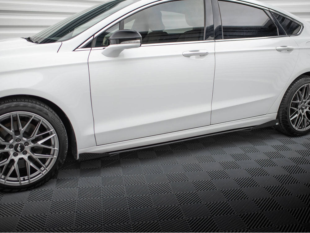 Maxton Design Street PRO Side Skirts Diffusers + Flaps Ford Mondeo Sport Mk5 Facelift / Fusion Sport Mk2 Facelift