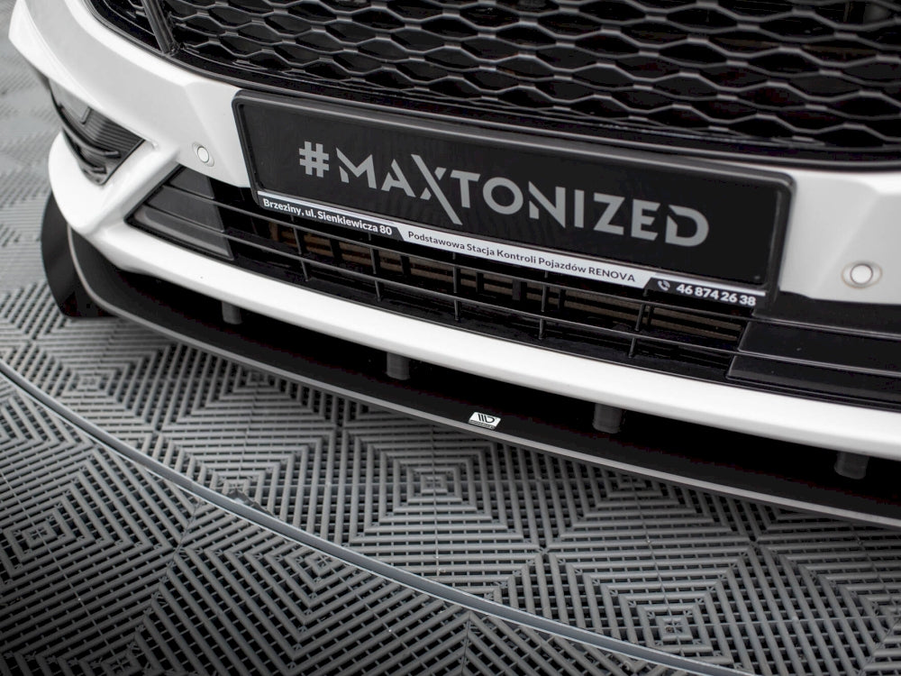 Maxton Design Street PRO Front Splitter + Flaps Ford Mondeo Sport Mk5 Facelift / Fusion Sport Mk2 Facelift