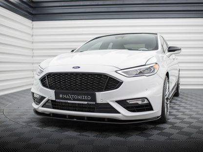 Maxton Design Street PRO Front Splitter Ford Mondeo Sport Mk5 Facelift / Fusion Sport Mk2 Facelift