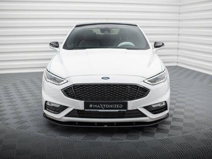 Maxton Design Street PRO Front Splitter Ford Mondeo Sport Mk5 Facelift / Fusion Sport Mk2 Facelift