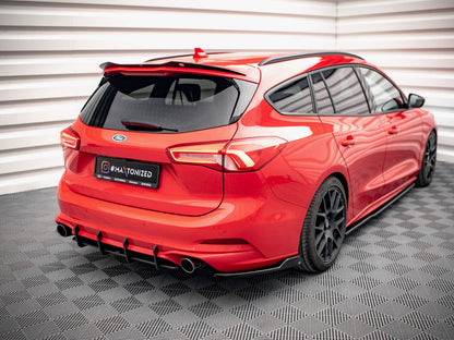 Maxton Design Rear Side Splitters V.6 Ford Focus ST Estate Mk4